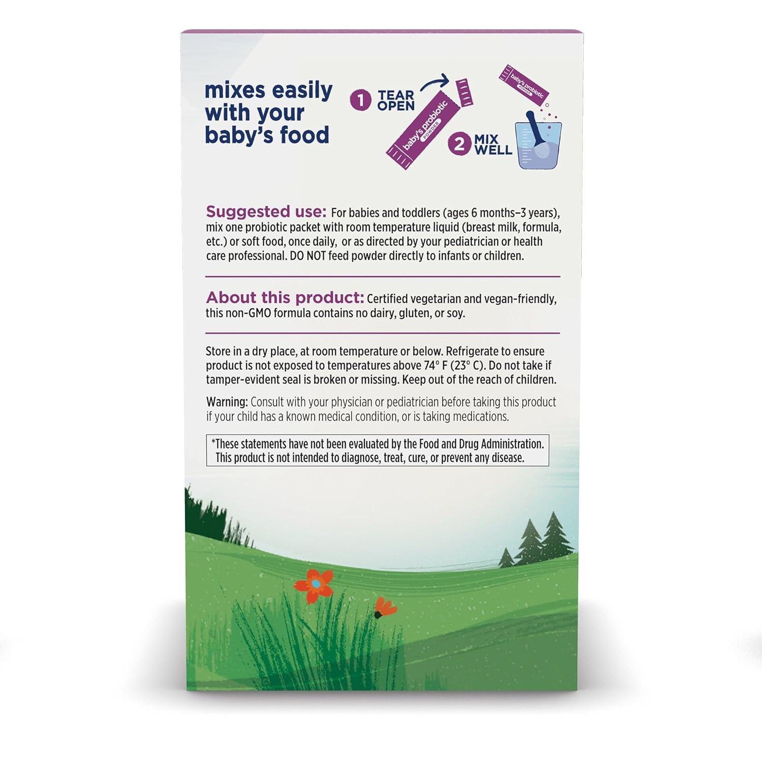 image:imageNordic Naturals Babys Nordic Flora Probiotic Powder Unflavored 30 Packets 4 Billion CFU Digestive Health amp Immune Support for Babies amp Toddlers 6 Months to 3 Years 30 Servings