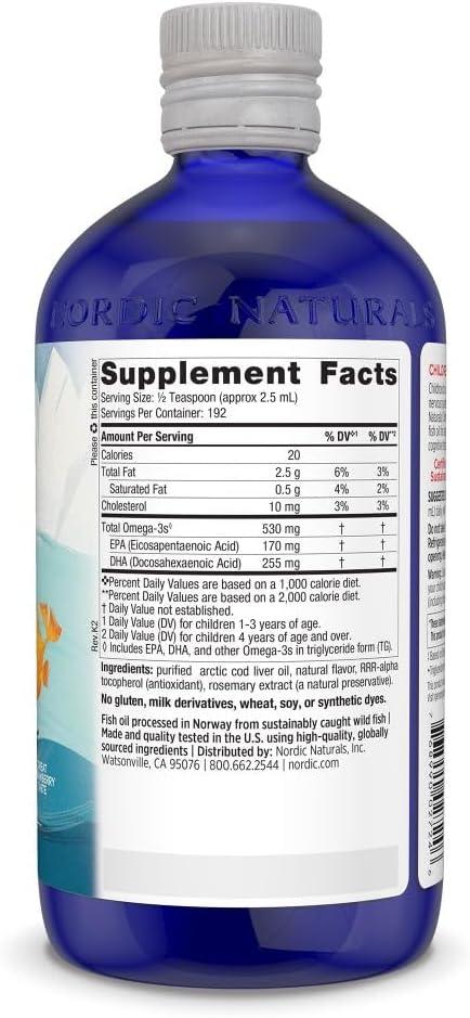 image:imageNordic Naturals Childrens DHA Orange 8 oz for Kids 530 mg Omega3 with EPA amp DHA Brain Development amp Function NonGMO 96 ServingsStrawberry