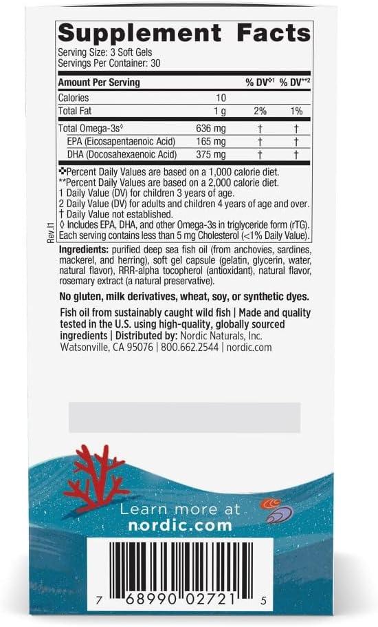 image:imageNordic Naturals Childrens DHA Xtra Berry Punch 90 Mini Chewable Soft Gels for Kids 636 mg Omega3s EPA amp DHA Cognitive amp Immune Function Learning Social Development NonGMO 30 Servings