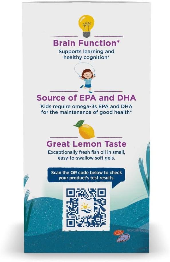 image:imageNordic Naturals Complete Omega Jr Lemon 90 Mini Soft Gels 283 mg Total Omega3s amp 35 mg GLA Healthy Cognition Nervous System Function NonGMO 45 Servings180 Count Pack of 1