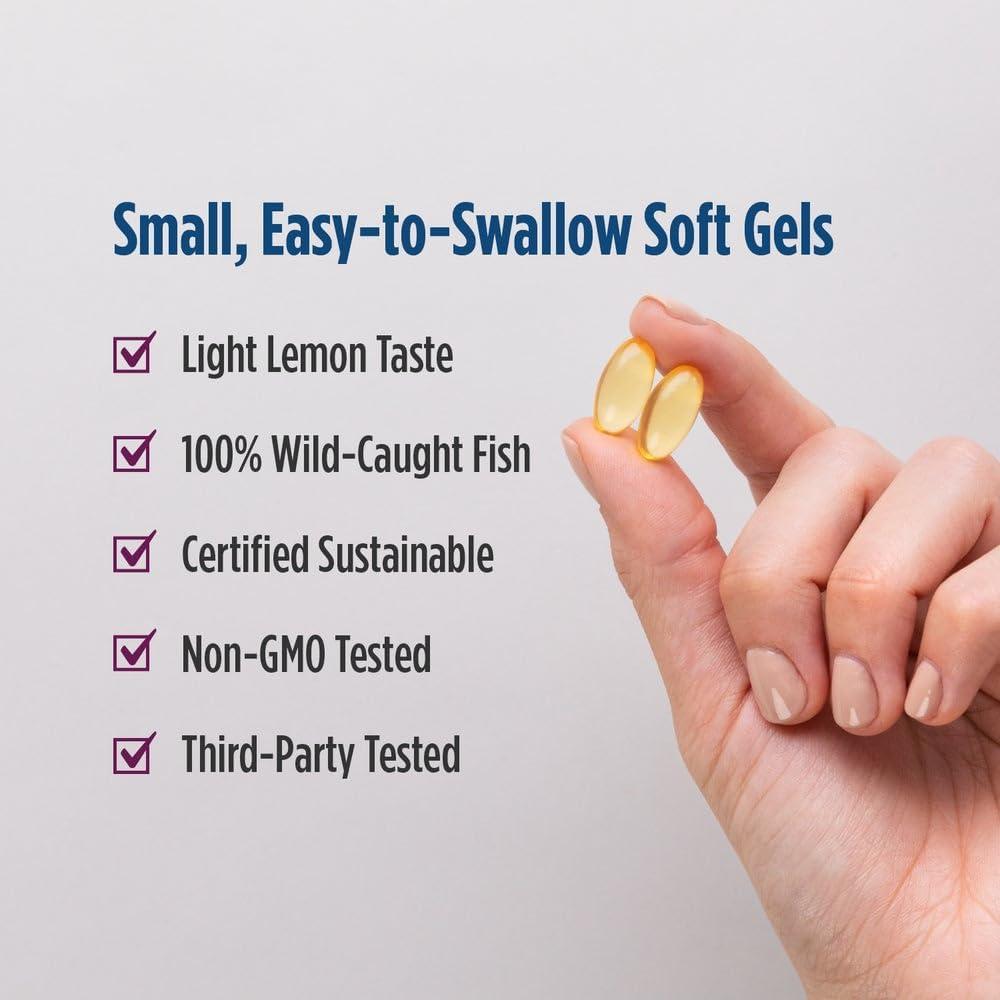 image:imageNordic Naturals Complete Omega Jr Lemon 90 Mini Soft Gels 283 mg Total Omega3s amp 35 mg GLA Healthy Cognition Nervous System Function NonGMO 45 Servings180 Count Pack of 1