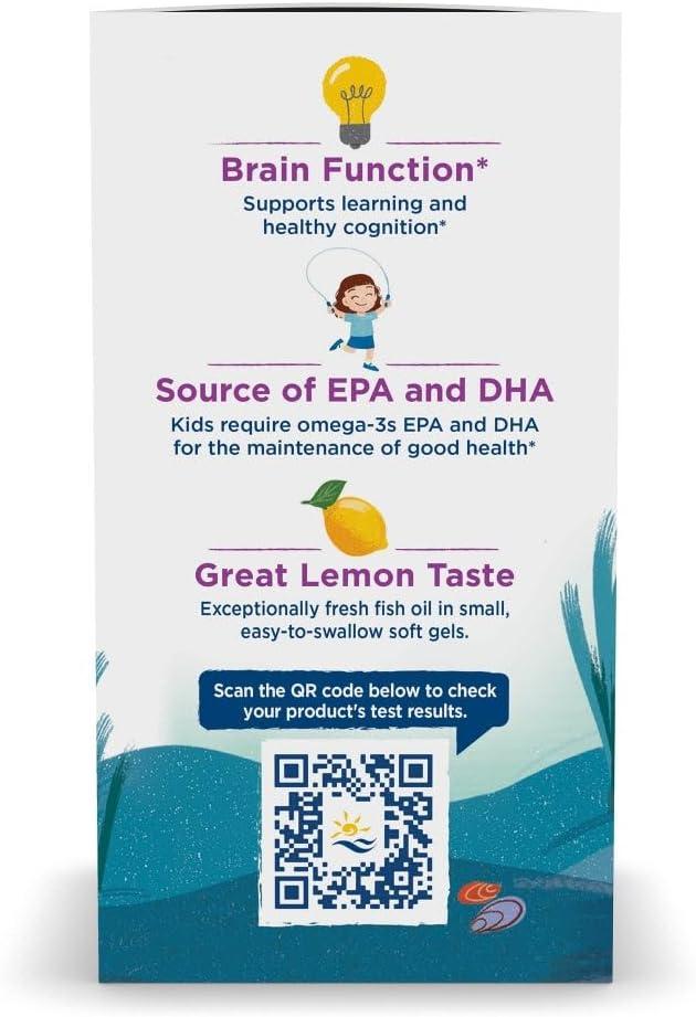 image:imageNordic Naturals Complete Omega Jr Lemon 90 Mini Soft Gels 283 mg Total Omega3s amp 35 mg GLA Healthy Cognition Nervous System Function NonGMO 45 Servings90 Count Pack of 1