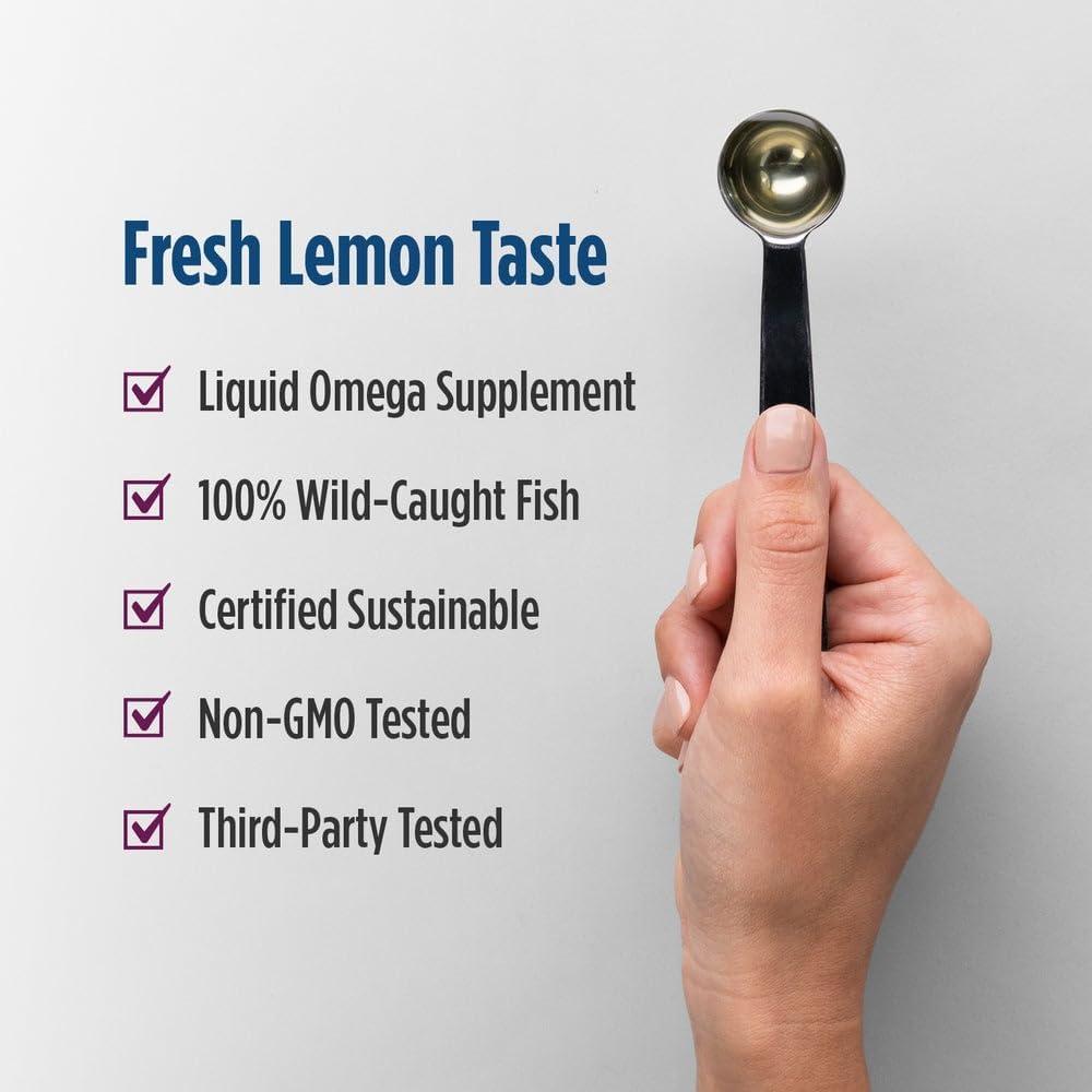 image:imageNordic Naturals Complete Omega Lemon Flavor 8 oz 1270 mg Omega3 EPA amp DHA with Added GLA Healthy Skin Cognition Positive Mood NonGMO 48 Servings8 Fl Oz Pack of 1