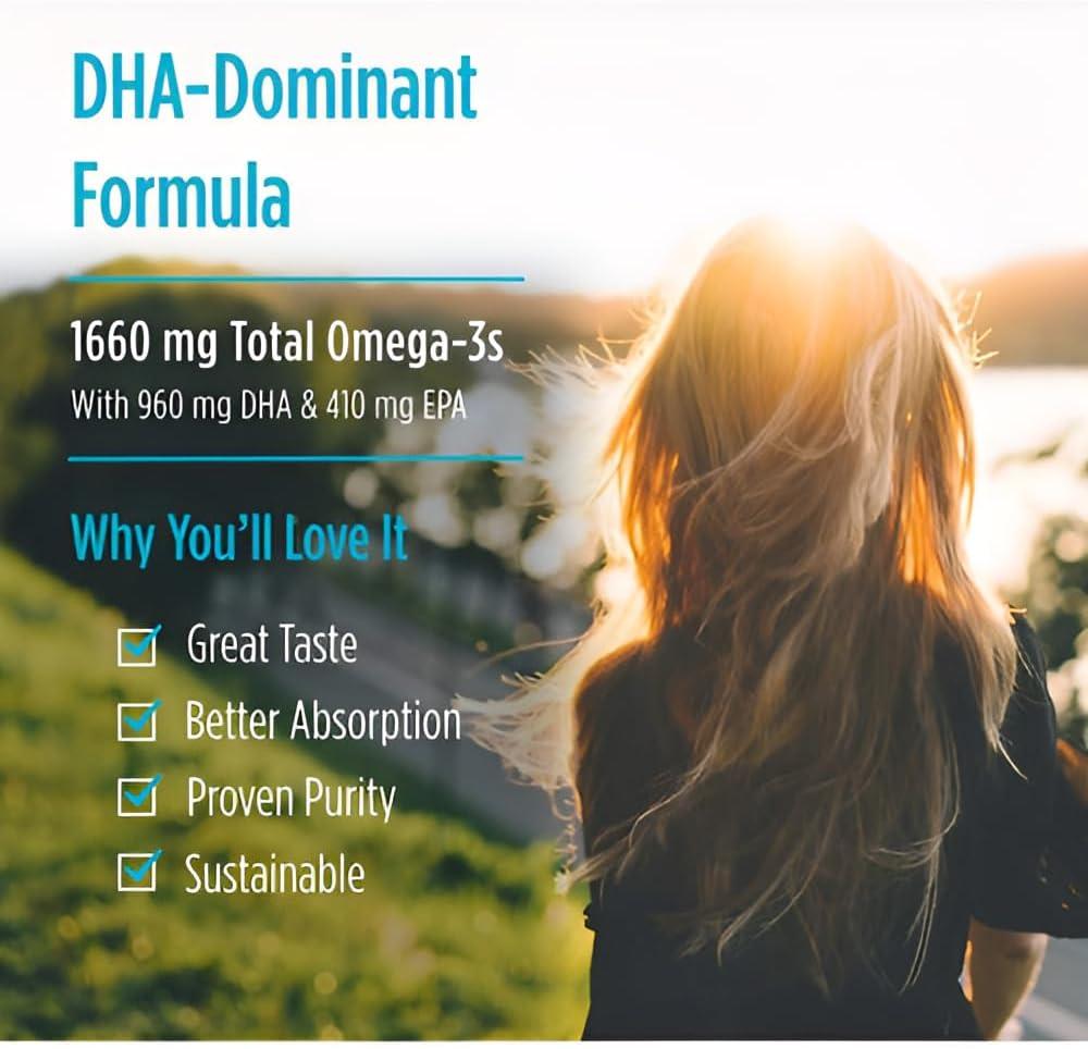 image:imageNordic Naturals DHA Xtra Strawberry 60 Soft Gels 1660 mg Omega3 HighIntensity DHA Formula for Brain amp Nervous System Support NonGMO 30 ServingsStrawberry