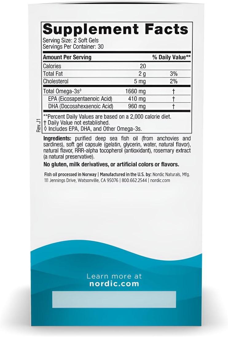 image:imageNordic Naturals DHA Xtra Strawberry 60 Soft Gels 1660 mg Omega3 HighIntensity DHA Formula for Brain amp Nervous System Support NonGMO 30 ServingsStrawberry