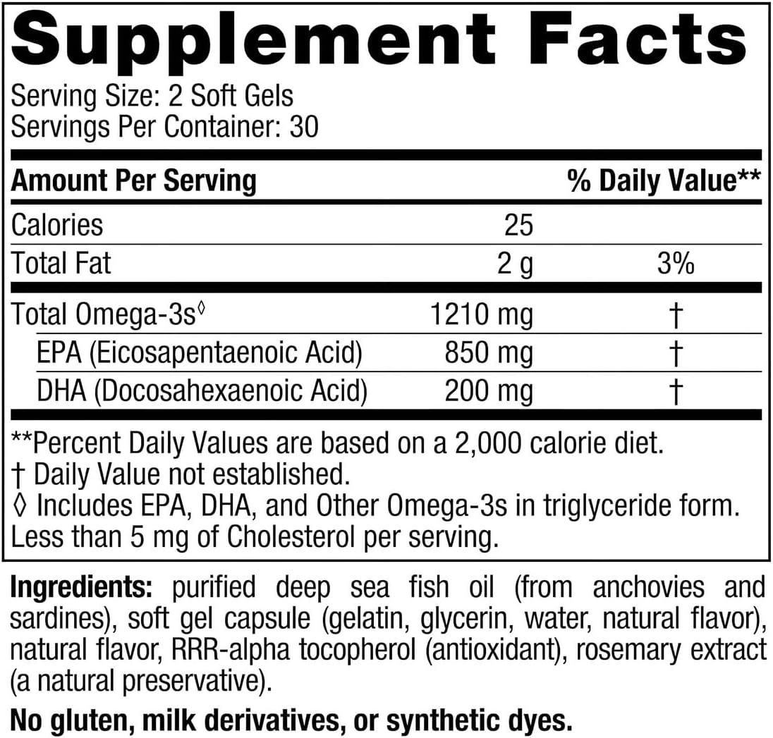 image:imageNordic Naturals EPA Lemon 60 Soft Gels 1210 mg Omega3 HighIntensity EPA Formula for Positive Mood Heart Health amp Healthy Immunity 30 Servings