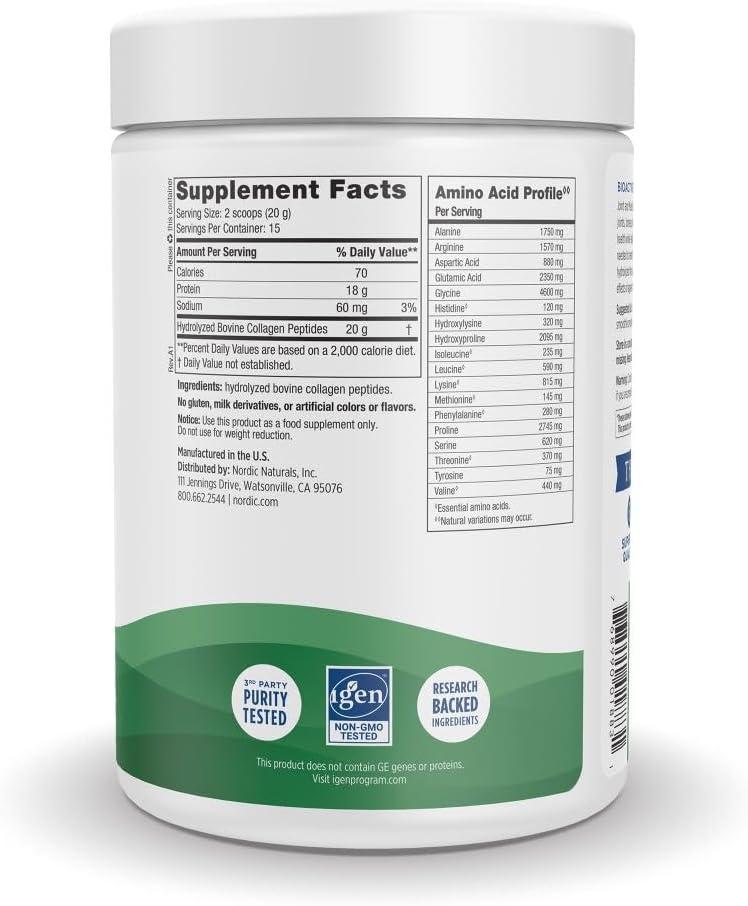 image:imageNordic Naturals Joint amp Muscle Collagen Peptides Unflavored 106 Ounces Collagen Supplement for Skin Health and Joint Mobility 15 Servings