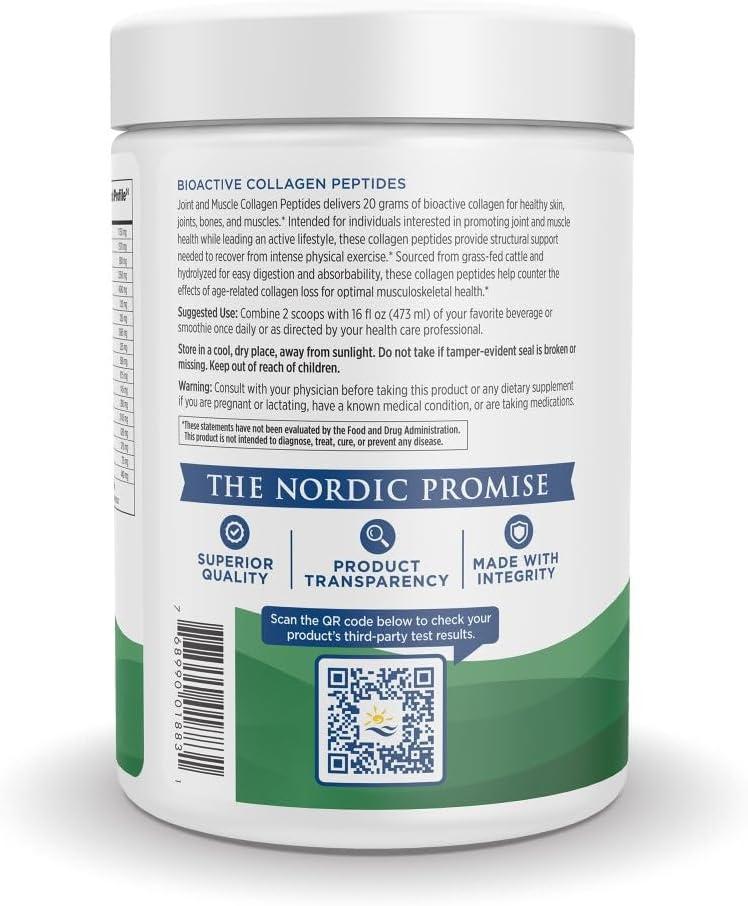 image:imageNordic Naturals Joint amp Muscle Collagen Peptides Unflavored 106 Ounces Collagen Supplement for Skin Health and Joint Mobility 15 Servings