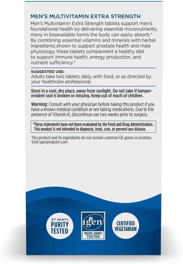 image:imageNordic Naturals Mens Multivitamin Extra Strength Bone Energy amp BloodVessel Support Immunity Supplement 20 Essential Nutrients 60 Tablets 30 Servings