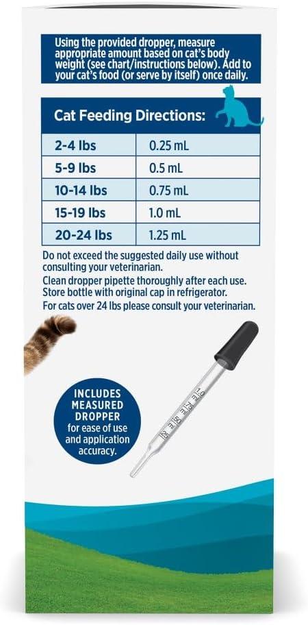 image:imageNordic Naturals Omega3 Cat Unflavored 2 oz 304 mg Omega3 Per One mL Fish Oil for Cats with EPA amp DHA Promotes Heart Skin Coat amp Immune Health NonGMO