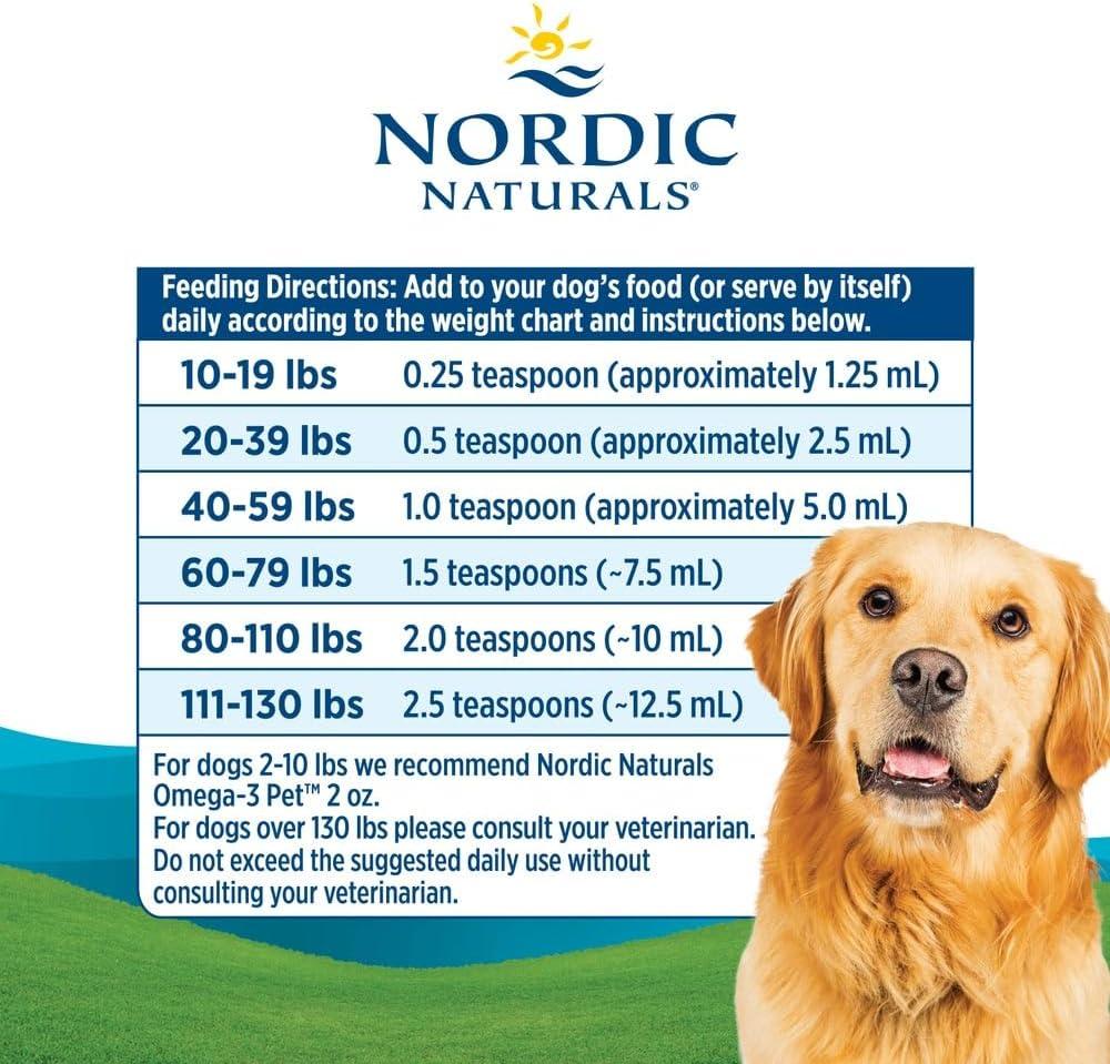 image:imageNordic Naturals Pet Cod Liver Oil Unflavored 16 oz 1048 mg Omega3 Per Teaspoon Fish Oil for Dogs with EPA amp DHA Promotes Skin Coat amp Immune Health8 Ounces Pack of 1