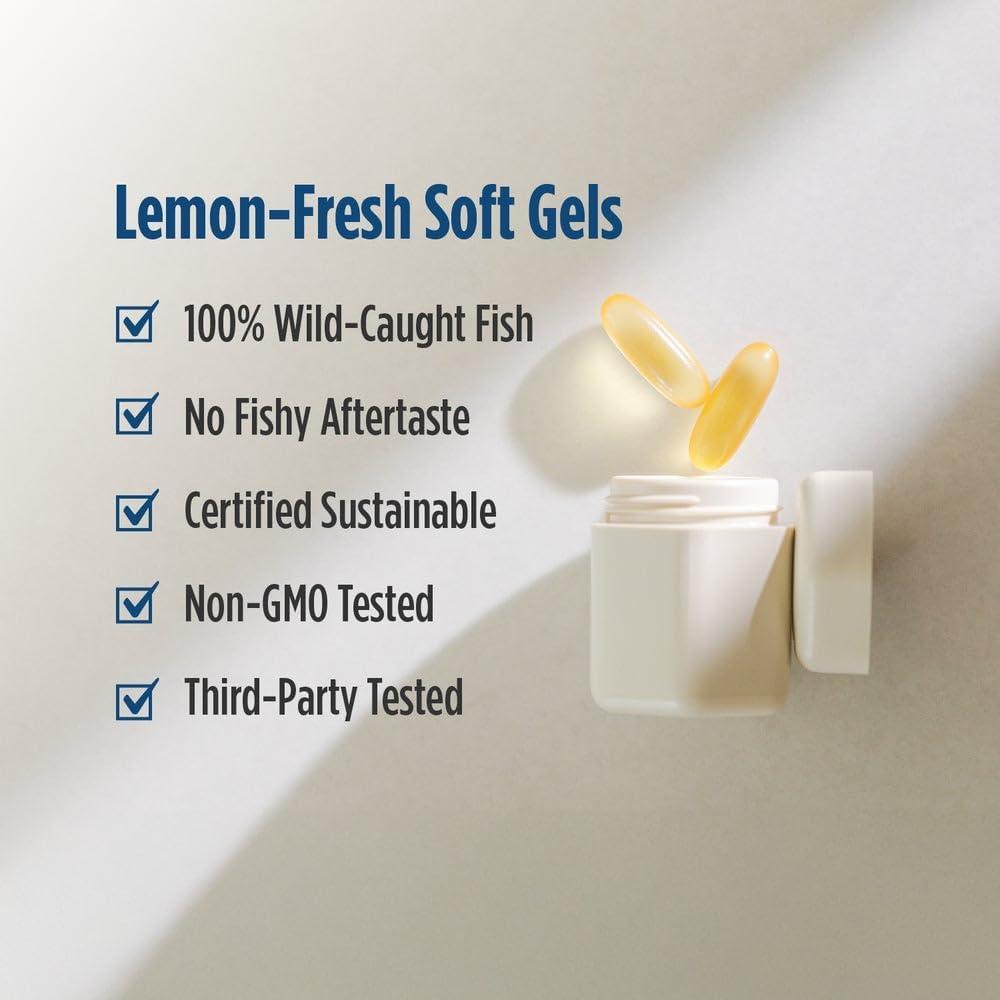 image:imageNordic Naturals ProEPA Lemon 120 Soft Gels 1210 mg Omega3 HighIntensity EPA Formula for Healthy Mood Heart Health amp Cellular Function NonGMO 60 Servings180 Count Pack of 1