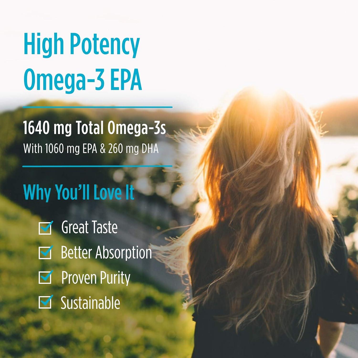 image:imageNordic Naturals ProEPA Xtra Lemon 120 Soft Gels 1640 mg Omega3 HighIntensity EPA Formula for Positive Mood Heart Health amp Cellular Function NonGMO 60 Servings