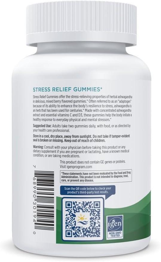image:imageNordic Naturals Stress Relief Gummies Mixed Berry 40 Gummy Supplements Supports Daily Mood and Immune System Health NonGMO Vegetarian 20 Servings40 Count Pack of 2