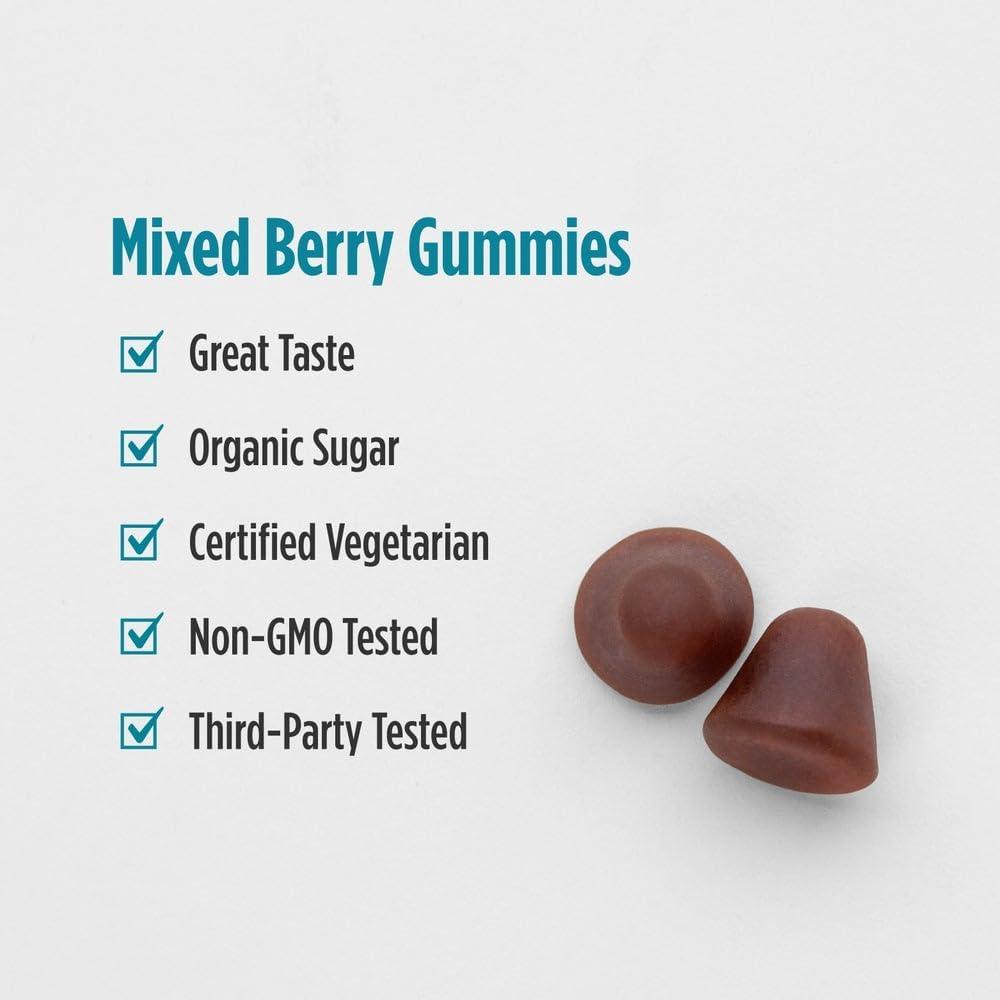 image:imageNordic Naturals Stress Relief Gummies Mixed Berry 40 Gummy Supplements Supports Daily Mood and Immune System Health NonGMO Vegetarian 20 Servings40 Count Pack of 1