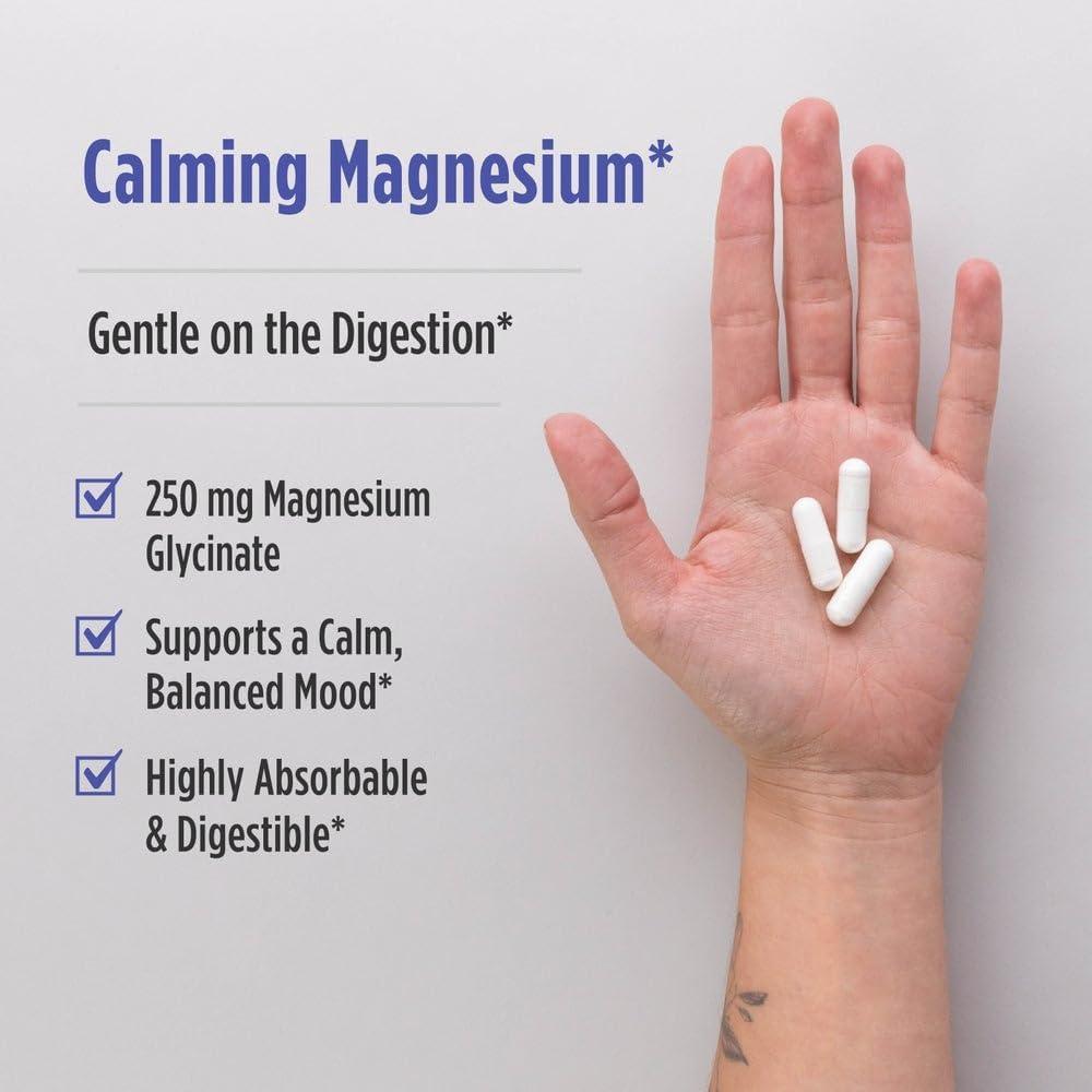 image:imageNordic Naturals Vegetarian Magnesium Glycinate Capsules Unflavored 90 Count 250mg Magnesium per Serving Highly Bioavailable Support for Muscle amp Cardiovascular Function NonGMO 30 Servings