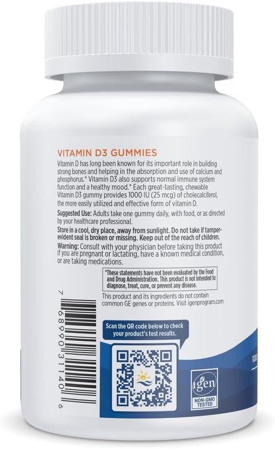 image:imageNordic Naturals Vitamin D3 Gummies Wild Berry 60 Gummies 1000 IU Vitamin D3 Great Taste Healthy Bones Mood amp Immune System Function NonGMO 60 ServingsWild Berry