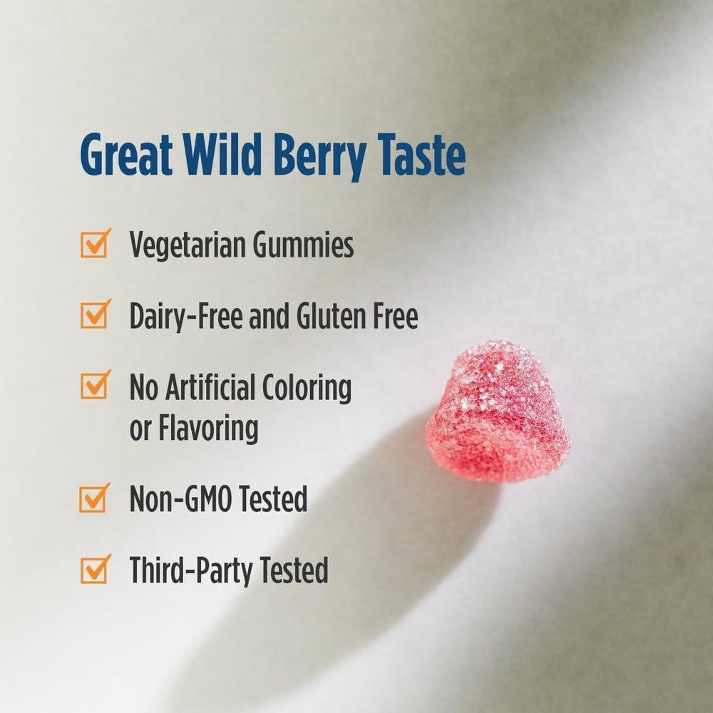 image:imageNordic Naturals Vitamin D3 Gummies Wild Berry 60 Gummies 1000 IU Vitamin D3 Great Taste Healthy Bones Mood amp Immune System Function NonGMO 60 ServingsWild Berry