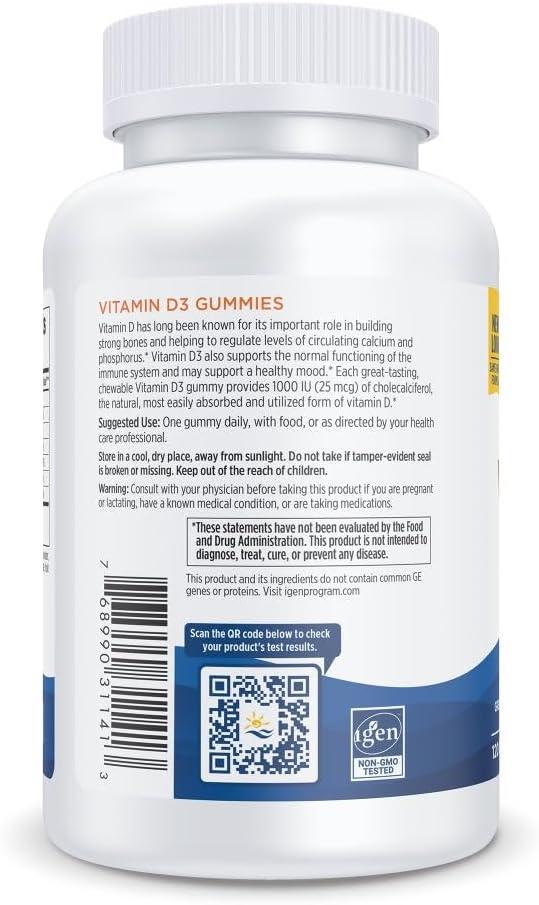 image:imageNordic Naturals Vitamin D3 Gummies Wild Berry 60 Gummies 1000 IU Vitamin D3 Great Taste Healthy Bones Mood amp Immune System Function NonGMO 60 ServingsWild Berry