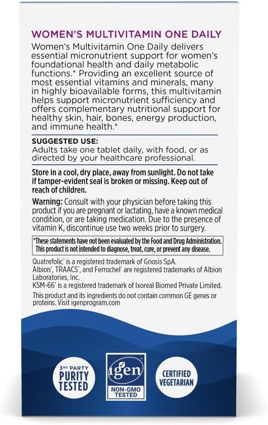 image:imageNordic Naturals Womens Multivitamin One Daily Skin Hair Energy amp Bone Support Immunity Supplement 20 Essential Nutrients 30 Tablets 30 Servings