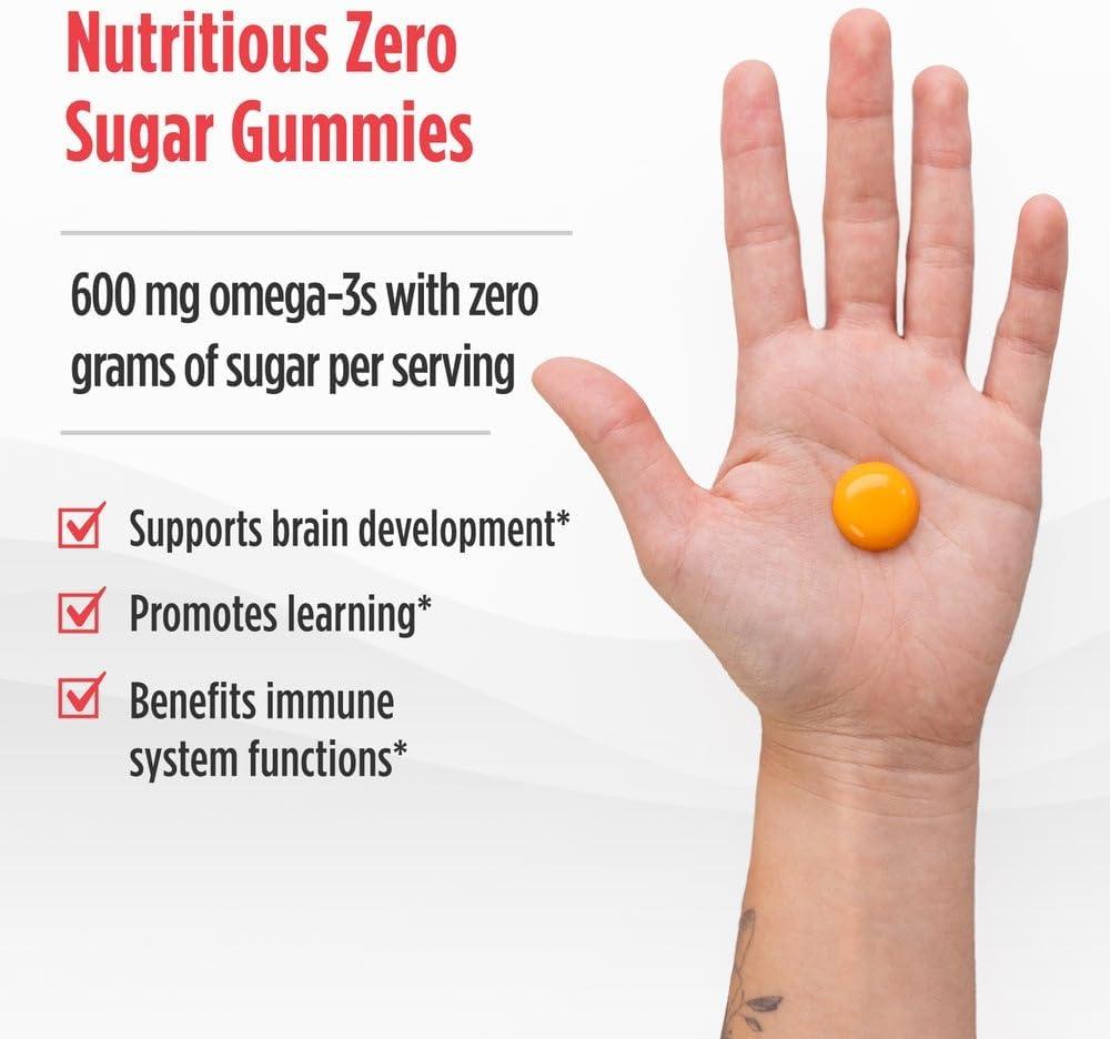 image:imageNordic Naturals Zero Sugar Childrens DHA Gummy Chews Tropical Punch 30 Gummy Chews for Kids 600 mg Total Omega3s Brain Development Learning Healthy Immunity NonGMO 30 Servings45 Count Pack of 1