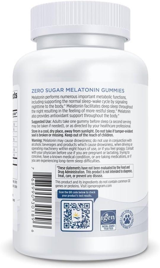 image:imageNordic Naturals Zero Sugar Melatonin Gummies Raspberry 120 Gummies 15 mg Melatonin Great Taste Restful Sleep Antioxidant Support NonGMO Vegan 120 Servings120 Count Pack of 1