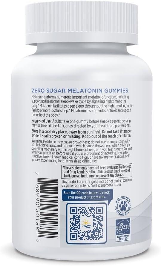 image:imageNordic Naturals Zero Sugar Melatonin Gummies Raspberry 120 Gummies 15 mg Melatonin Great Taste Restful Sleep Antioxidant Support NonGMO Vegan 120 Servings60 Count Pack of 1