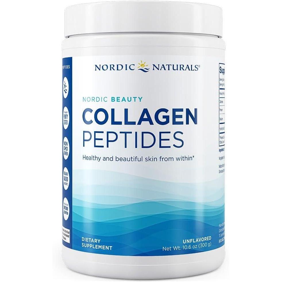 image:imageNordic Naturals Nordic Beauty Collagen Peptides Unflavored 106 Ounces Collagen Supplement for Skin Health and Elasticity for Hot and Cold Beverages 30 Servings