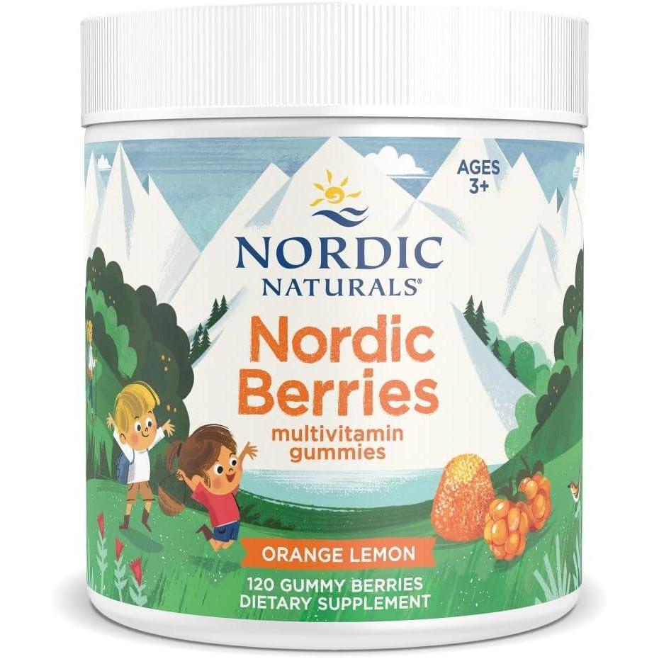 image:imageNordic Naturals Nordic Berries Citrus 200 Gummy Berries GreatTasting Multivitamin for Ages 3 Growth Development Optimal Wellness NonGMO Vegetarian 50 Servings120 Count Pack of 1
