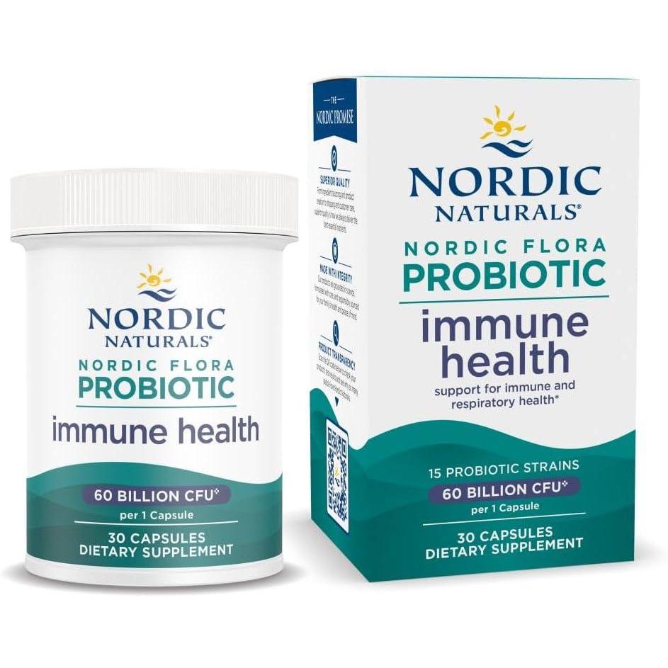 image:imageNordic Naturals Nordic Flora Probiotic Maximum Care 30 Capsules 11 Probiotic Strains for Daily Immune and Digestive Health Support Vegan 30 ServingsImmune Health