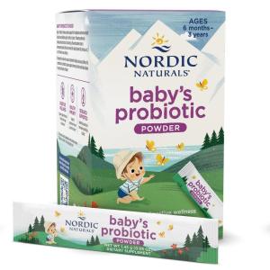 image:imageNordic Naturals Babys Nordic Flora Probiotic Powder Unflavored  30 Packets  4 Billion CFU  Digestive Health amp Immune Support for Babies amp Toddlers 6 Months to 3 Years  30 Servings