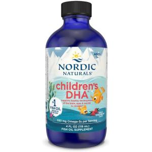 image:imageNordic Naturals Childrens DHA Orange  8 oz for Kids  530 mg Omega3 with EPA amp DHA  Brain Development amp Function  NonGMO  96 ServingsStrawberry