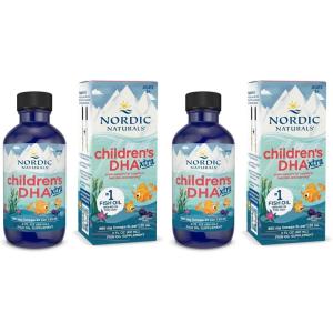 image:imageNordic Naturals Childrens DHA Xtra Berry Punch  2 oz for Kids  880 mg Total Omega3s with EPA amp DHA  Cognitive amp Immune Function Learning Social Development  NonGMO  48 Servings2 Fl Oz Pack of 2