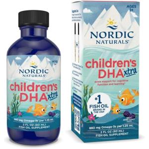 image:imageNordic Naturals Childrens DHA Xtra Berry Punch  2 oz for Kids  880 mg Total Omega3s with EPA amp DHA  Cognitive amp Immune Function Learning Social Development  NonGMO  48 Servings2 Fl Oz Pack of 1
