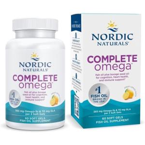 image:imageNordic Naturals Complete Omega Lemon Flavor  120 Soft Gels  565 mg Omega3  EPA amp DHA with Added GLA  Healthy Skin Cognition Positive Mood  NonGMO  60 Servings60 Count Pack of 1