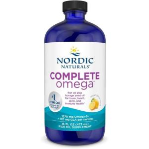 image:imageNordic Naturals Complete Omega Lemon Flavor  8 oz  1270 mg Omega3  EPA amp DHA with Added GLA  Healthy Skin Cognition Positive Mood  NonGMO  48 Servings16 Fl Oz Pack of 1