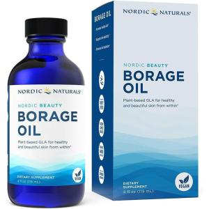 image:imageNordic Naturals Nordic Beauty Borage Oil Unflavored  4 Ounces  Borage Seed Oil Unique Omega6 for Healthy and Hydrated Skin 480 Milligrams of GLA  NonGMO  Vegan 48 ServingsStandard Packaging