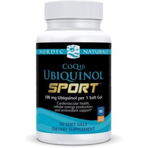 image:imageNordic Naturals Nordic CoQ10 Ubiquinol Sport  60 Mini Soft Gels  100 mg Ubiquinol  Heart Health Physical Performance Cellular Energy Production  NonGMO  60 Servings