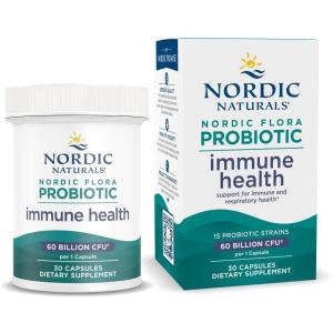 image:imageNordic Naturals Nordic Flora Probiotic Maximum Care 30 Capsules 11 Probiotic Strains for Daily Immune and Digestive Health Support Vegan 30 ServingsImmune Health