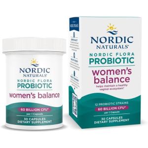image:imageNordic Naturals Nordic Flora Probiotic Maximum Care 30 Capsules 11 Probiotic Strains for Daily Immune and Digestive Health Support Vegan 30 ServingsWomens Balance