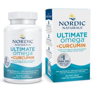 image:imageNordic Naturals Omega Curcumin Lemon  60 Soft Gels  1200 mg Omega3  400 mg Optimized Curcumin  Combats Cellular Stress  NonGMO  30 Servings