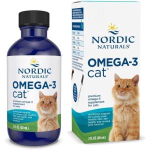 image:imageNordic Naturals Omega3 Cat Unflavored  2 oz  304 mg Omega3 Per One mL  Fish Oil for Cats with EPA amp DHA  Promotes Heart Skin Coat amp Immune Health  NonGMO
