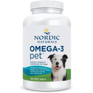 image:imageNordic Naturals Omega3 Pet Unflavored  120 Soft Gels  320 mg Omega3 Per Soft Gel  Fish Oil for Dogs with EPA amp DHA  Promotes Heart Skin Coat amp Immune Health180 Count Pack of 1