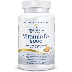 image:imageNordic Naturals Pro Vitamin D3 5000 Orange  120 Mini Soft Gels  5000 IU Vitamin D3  Supports Healthy Bones Mood amp Immune System Function  NonGMO  120 Servings5000 IU