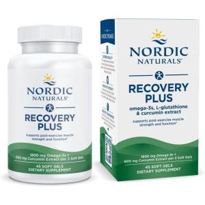 image:imageNordic Naturals Recovery Plus Unflavored  45 Soft Gels  1800 mg Omega3 Fish Oil  600 mg Longvida Optimized Curcumin  Cellular Health amp Recovery  PostExercise Muscle Support  15 Servings
