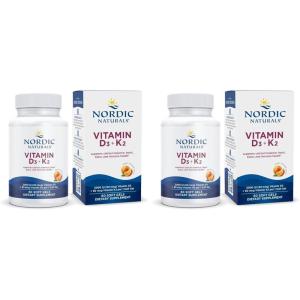 image:imageNordic Naturals Vitamin D3  K2 Orange Taste  60 Soft Gels  Synergistic Support for Bones Immune Function amp Calcium Balance  NonGMO  60 Servings60 Count Pack of 2