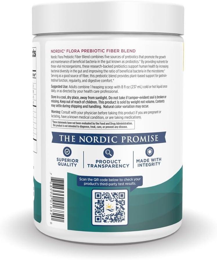 image:imageNordic Naturals Nordic Flora Prebiotic Powder 204 Grams Unflavored Prebiotic Powder 30 Servings
