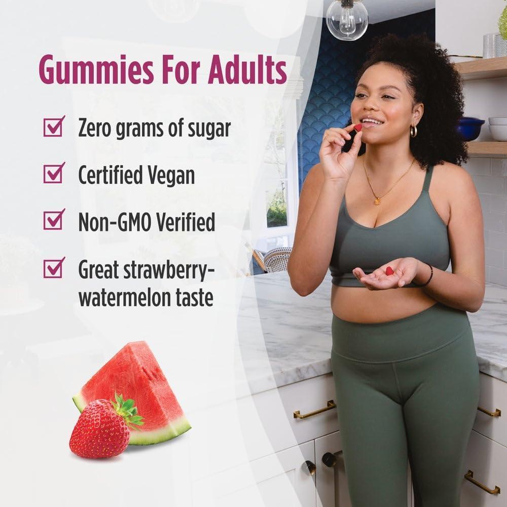 image:imageNordic Naturals Zero Sugar Probiotic Gummies Strawberry Watermelon Flavor 40 Gummies Supports Digestive Wellness amp Immune Health NonGMO Third Party Tested Vegan 20 Servings