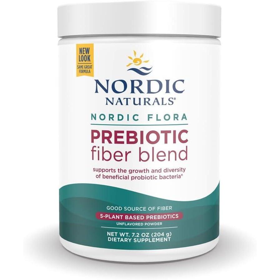 image:imageNordic Naturals Nordic Flora Prebiotic Powder 204 Grams Unflavored Prebiotic Powder 30 Servings