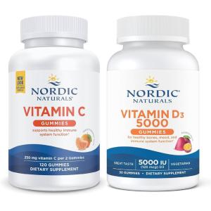 image:imageNordic Naturals Immune Resilience Vitamin Bundle  Vitamin C Gummies 120 Count Vitamin D 5000 Gummies 30 Count